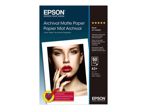 [1012083] EPSON PAPIER MAT ARCHIVAL A3 50
