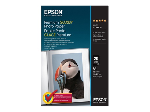 [1013328] EPSON photo paper premium glossy A4 20sh