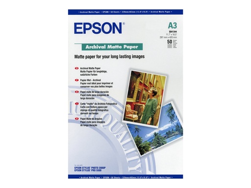 [1019370] EPSON PAPIER MAT ARCHIVAL A3 19
