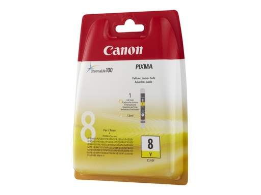 [1222714] CANON CLI-8Y CARTOUCHE COULEUR