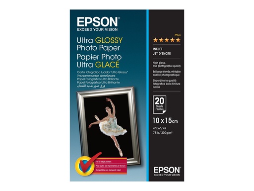 [1233280] EPSON PAP PHOTO ULTRA GLACE 10X