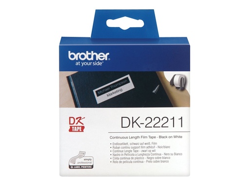 [1191378] BROTHER DK-22211 Ruban continu film Noir