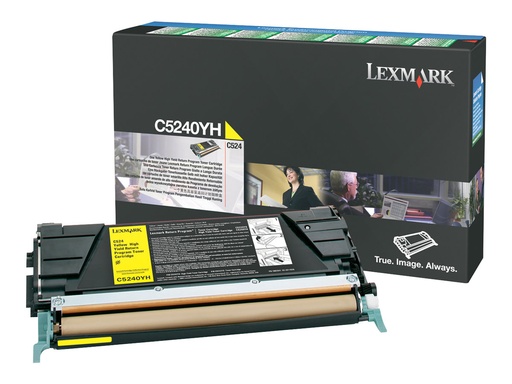 [1239671] LEXMARK CARTOUCHE DE TONER JAUN