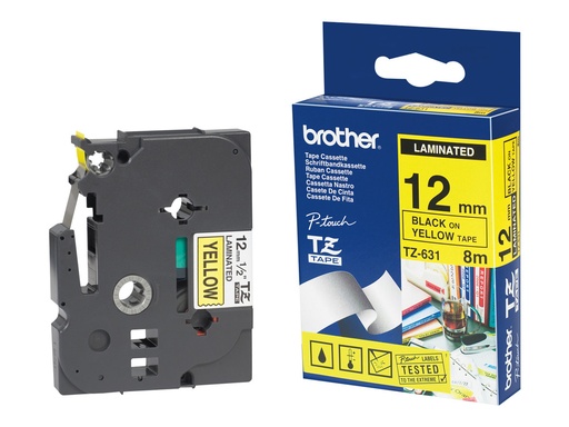 [1253171] BROTHER TC101 tape cassette 7.7m12mm