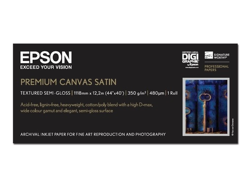 [1301521] EPSON Paper Premium Canvas 44Ix12.2m