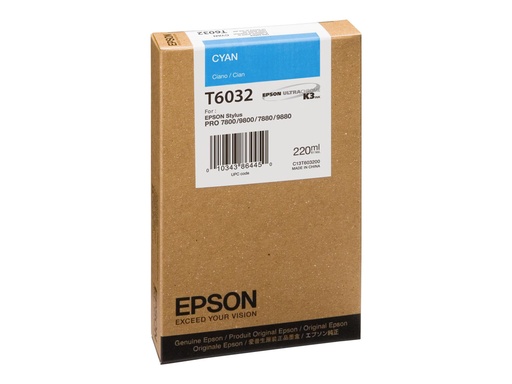 [1372570] EPSON ENCRE CYAN (220ML) STYLUS