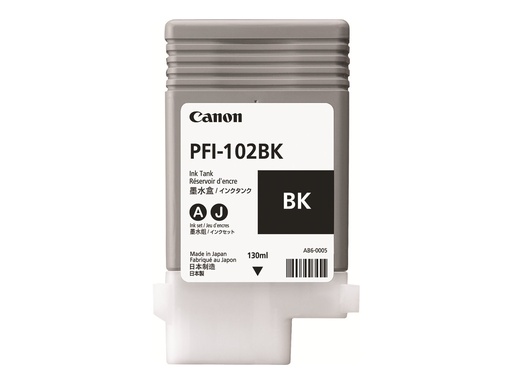[1401740] CANON PFI-102bk Ink black fiPF500