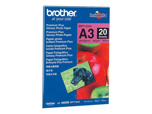 [1421615] BROTHER Papier brillant A3 20 f