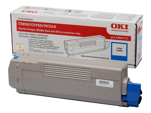 [1381904] OKI TONER CYAN C5850/5950 (6000
