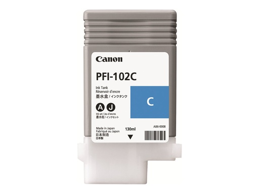 [1401741] CANON PFI-102c Ink cyan iPF500