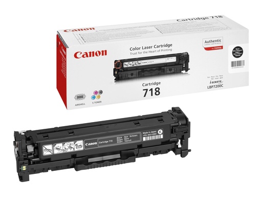 [1488786] CANON 718BK CARTOUCHE TONER NOI
