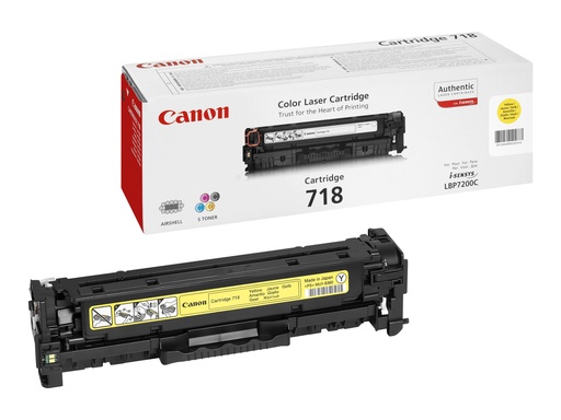 [1488788] CANON 718Y CARTOUCHE TONER JAUN
