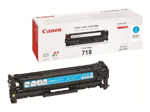 [1488791] CANON 718C CARTOUCHE TONER CYAN