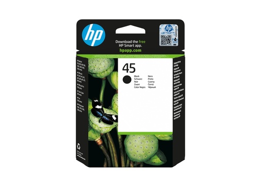 [1597873] HP Nr45 Tinte schwarz 42ml HV (FR)