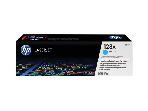 [1619648] HP 128A Cyan LaserJet Print car
