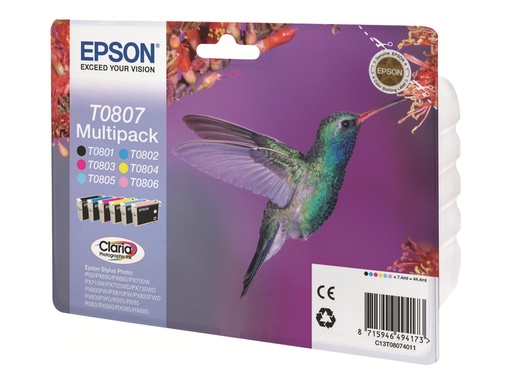 [1697075] EPSON 3LB T0807 ink cartridge black