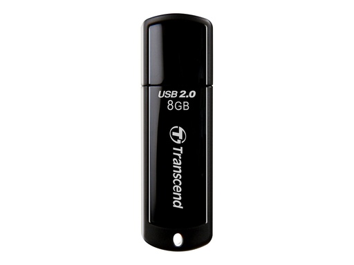 [1735335] TRANSCEND 8Go Clé USB 2.0 - Noir