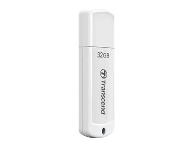 [1746277] TRANSCEND 32Go Clé USB 2.0 - Blanc