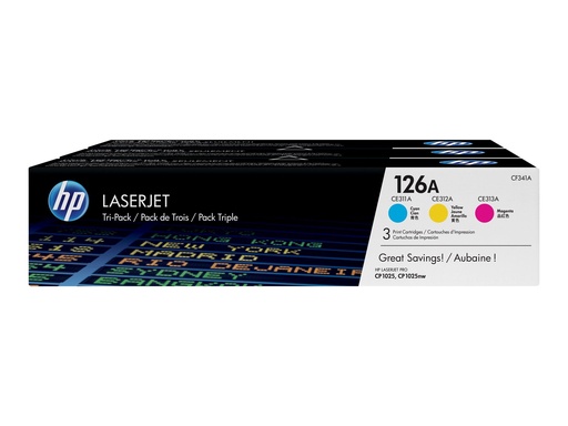 [1757450] HP Toner 126A HV color Tri-Pack