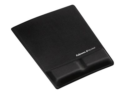 [1832142] FELLOWES TAPIS SOURIS/REPOSE NOIR FABRIK
