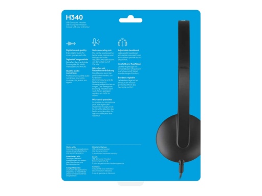 [1862245] LOGI H340 USB Headset black