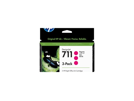 [1877138] HP 3x 711 ink Magenta DJ T120 520
