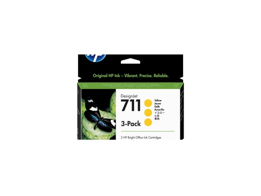 [1877139] HP 3x 711 ink Yellow DJ T120 520