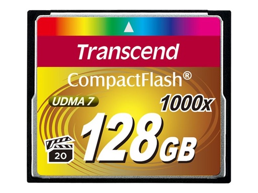 [1886076] TRANSCEND 128Go CompactFlash Card 1000x