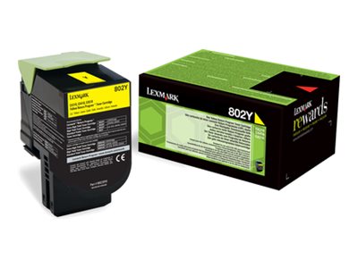 [1886311] LEXMARK 80C20Y0 return toner yellow