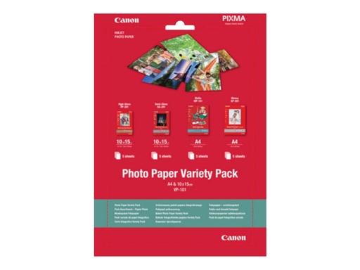 [1955972] CANON Photo Paper Variety Pack A4 & 10 x