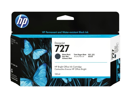 [1969243] HP 727 Ink Mate Black 130ml T920 T1500