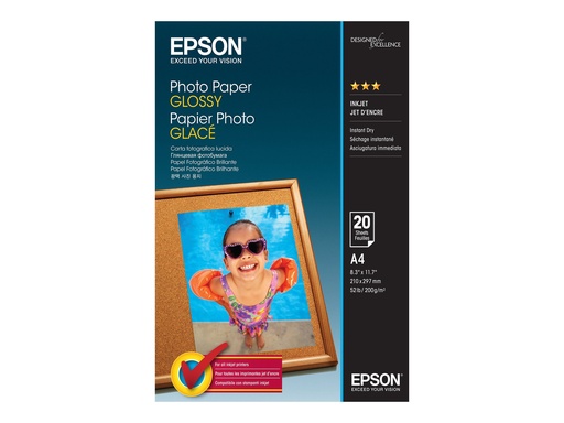 [2014208] EPSON Papier Photo Glace 200g A