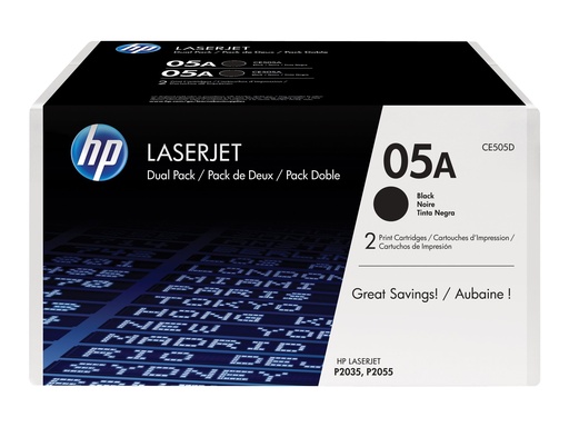 [2061698] HP Toner 05A black 2-pack