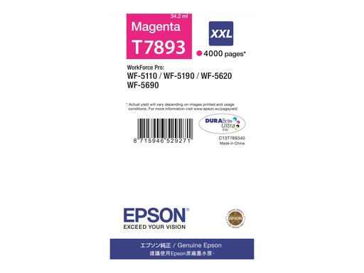 [2088605] EPSON 1LB T7893 ink cartridge magenta