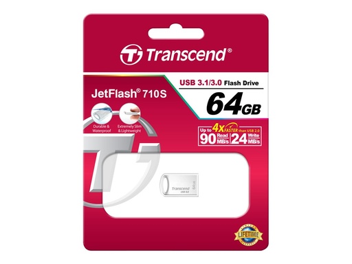 [2160402] TRANSCEND 64Go Clé USB USB 3.1- Boîtier