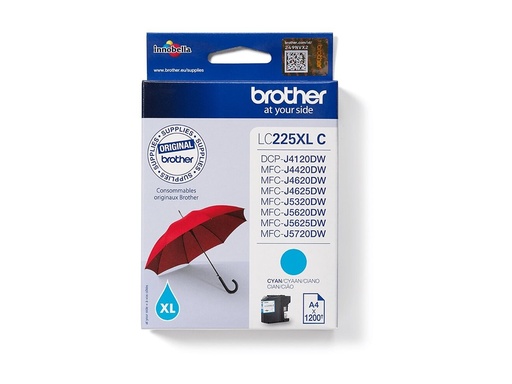 [2201803] BROTHER LC225XLC cartouche d encre cyan