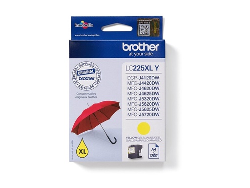 [2201806] BROTHER LC225XLY cartouche jaune