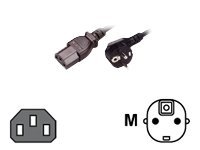 [2352220] MCL Cordon secteur IEC (C13) / 2 Pôles