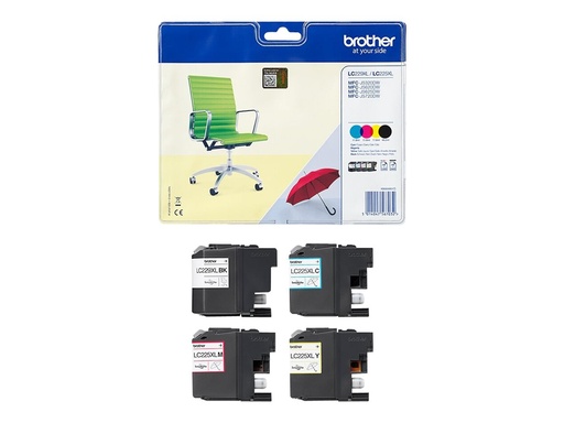 [2353945] BROTHER Pack blister de 4 cartouches