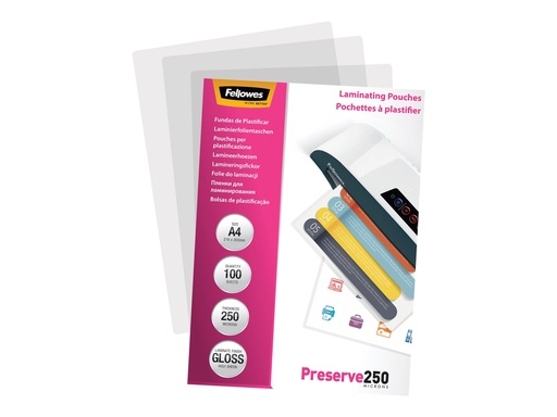 [2365997] FELLOWES POCHETTES 125 MICRONS 54X86MM X